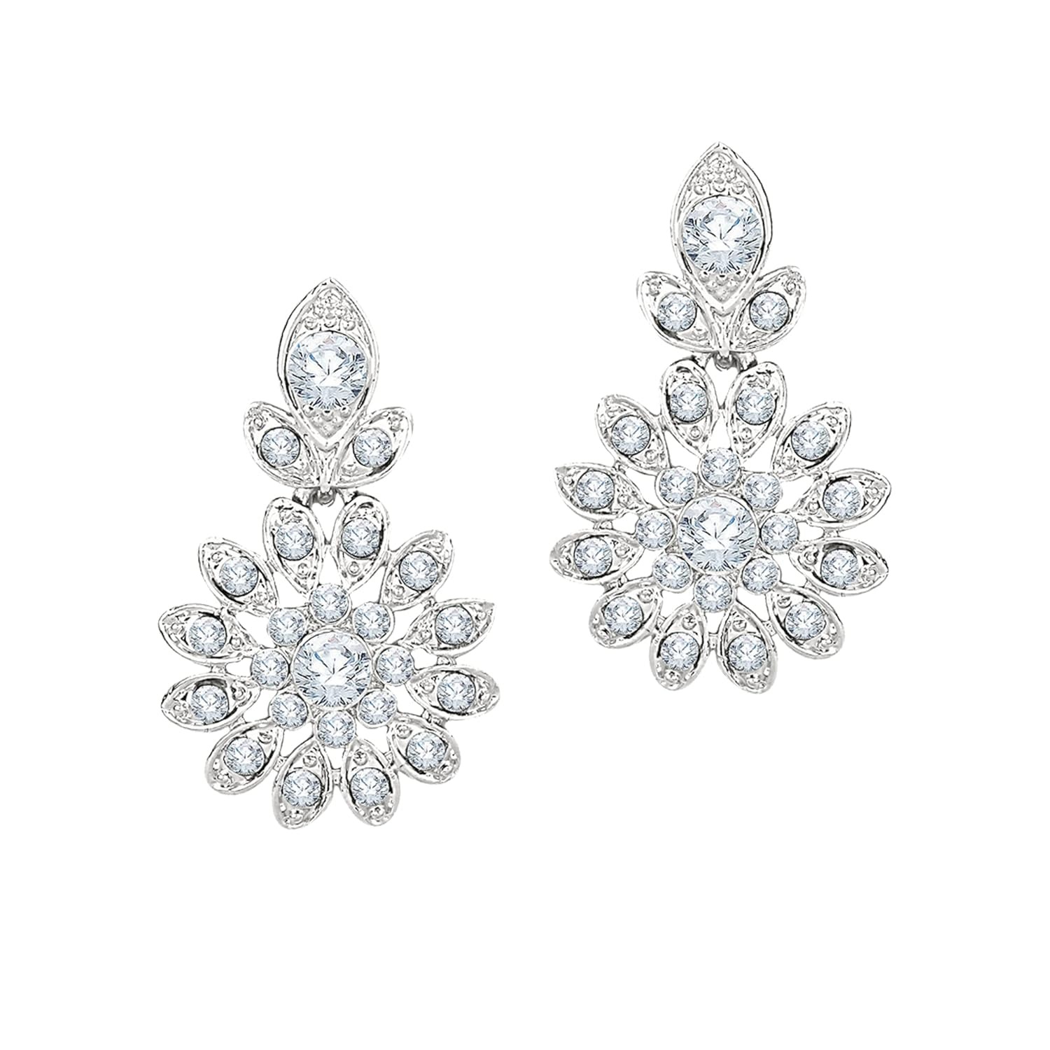 Atasi International Crystal AD Diamond Necklace Jewellery Set with Earrings for Women and Girls | Suits Best Party, Wedding and Occasional Wear| Anniversary Gift for Her - Image 3